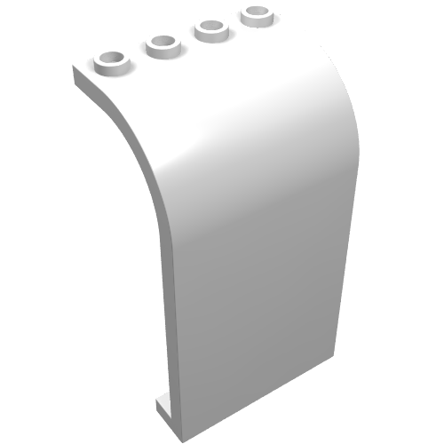 Part 2571 - Panel 3 x 4 x 6 Curved Top - De BrickPlaats