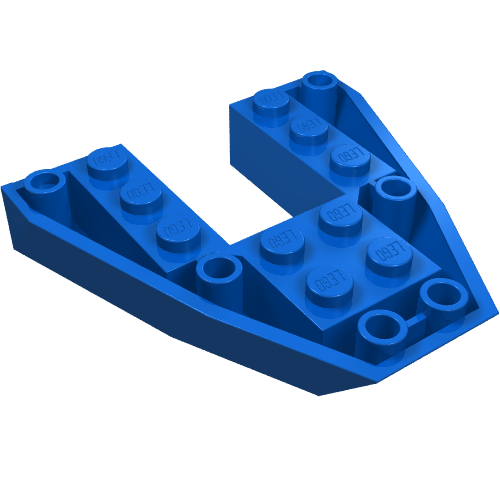 Part 2626 - Boat, Bow Brick 6 x 6 x 1 - De BrickPlaats