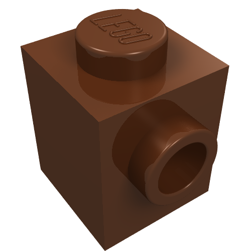Part 26604 - Brick, Modified 1 x 1 with Studs on 2 Sides, Adjacent - De BrickPlaats