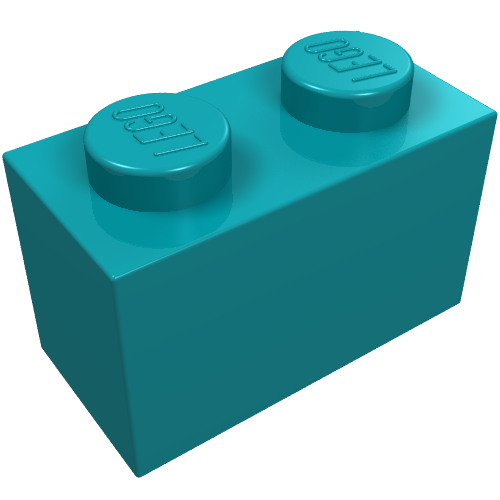 Part 3004 - Brick 1 x 2 - De BrickPlaats