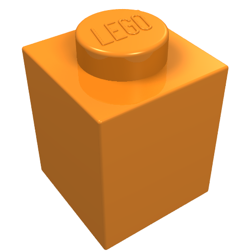 Part 3005 - Brick 1 x 1 - De BrickPlaats