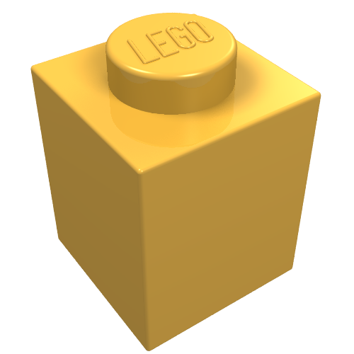 Part 3005 - Brick 1 x 1 - De BrickPlaats