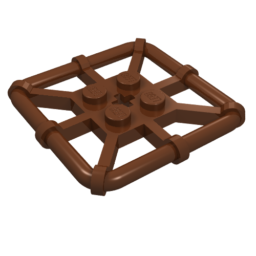 Part 30094 - Plate, Modified 2 x 2 with Bar Frame Square - De BrickPlaats