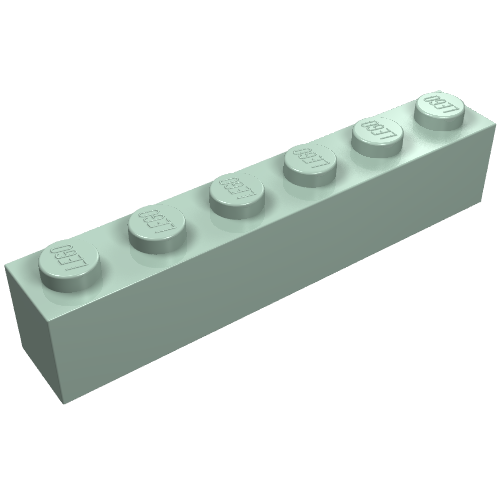 Part 3009 - Brick 1 x 6 - De BrickPlaats