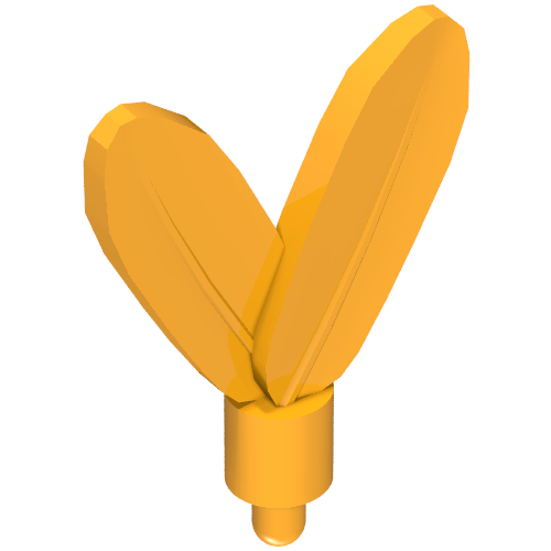 Part 30126 - Minifigure, Plume Feathers with Small Pin - De BrickPlaats