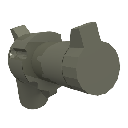 Part 30132 - Minifigure, Weapon Gun, Pistol Revolver - Large Barrel and Solid Handle - De BrickPlaats