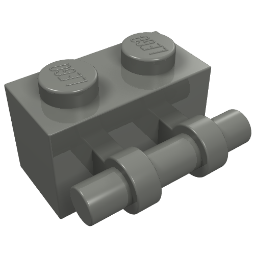 Part 30236 - Brick, Modified 1 x 2 with Bar Handle on Side - De BrickPlaats