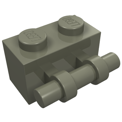 Part 30236 - Brick, Modified 1 x 2 with Bar Handle on Side - De BrickPlaats