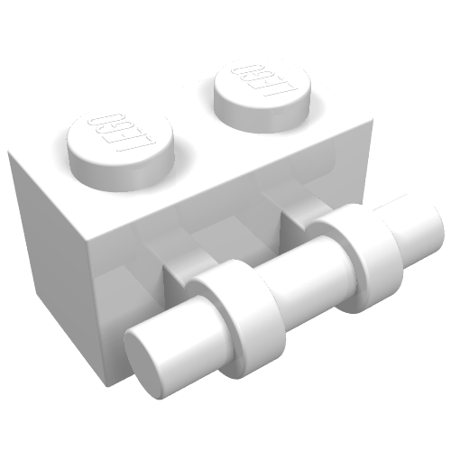 Part 30236 - Brick, Modified 1 x 2 with Bar Handle on Side - De BrickPlaats
