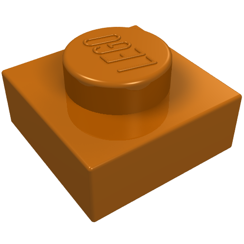 Part 3024 - Plate 1 x 1 - De BrickPlaats