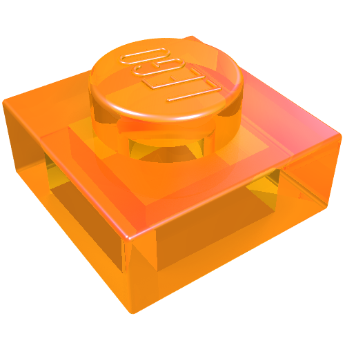 Part 3024 - Plate 1 x 1 - De BrickPlaats