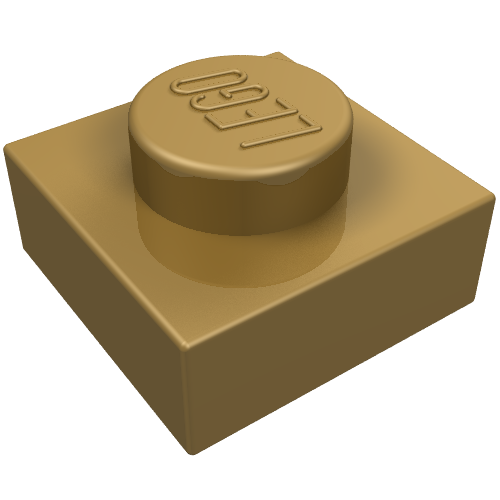 Part 3024 - Plate 1 x 1 - De BrickPlaats