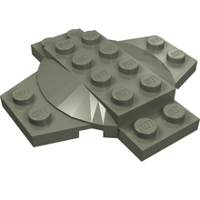 Part 30303 - Plate, Modified 6 x 6 x 2/3 Cross with Dome - De BrickPlaats