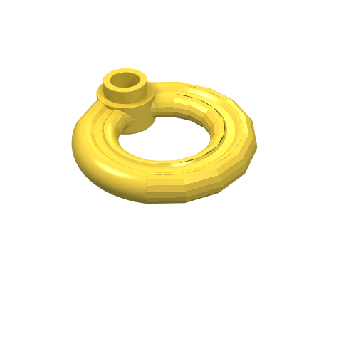 Part 30340 - Minifigure, Utensil Flotation Ring (Life Preserver) - De BrickPlaats