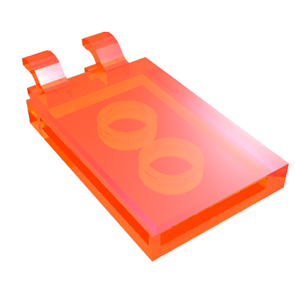Part 30350b - Tile, Modified 2 x 3 with 2 Open O Clips - De BrickPlaats