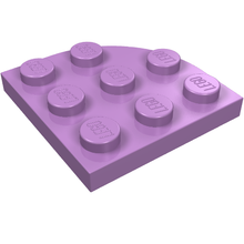 Part 30357 - Plate, Round Corner 3 x 3 - De BrickPlaats
