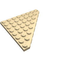 Part 30504 - Wedge, Plate 8 x 8 Cut Corner - De BrickPlaats