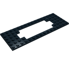 Part 3058b - Plate, Modified 6 x 16 with Motor Cutout Wide - De BrickPlaats