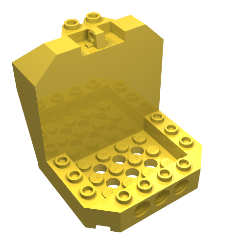Part 30619 - Cockpit 6 x 6 x 5 with Hinge - De BrickPlaats