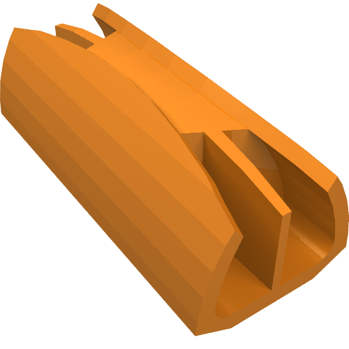 Part 30622 - Vehicle, Grille 1 x 4 with 2 Pins - De BrickPlaats
