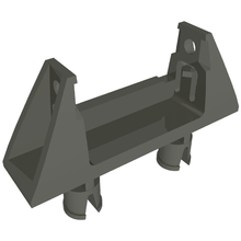 Part 30636 - String Reel 1 x 4 x 2 Holder with 2 Technic Pins - De BrickPlaats