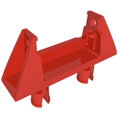 Part 30636 - String Reel 1 x 4 x 2 Holder with 2 Technic Pins - De BrickPlaats