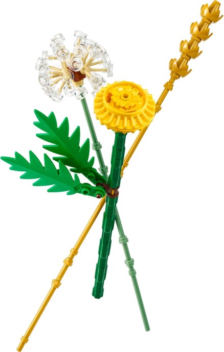 Set 30701 - Field Flowers paper bag - De BrickPlaats