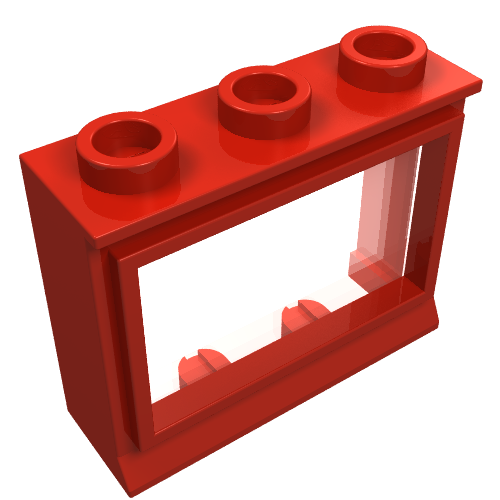 Part 31 - Window 1 x 3 x 2 with Fixed Glass - De BrickPlaats