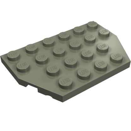 Part 32059 - Wedge, Plate 4 x 6 Cut Corners - De BrickPlaats