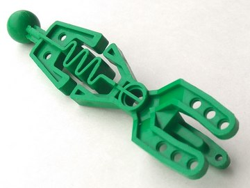 Part 32168 - Technic Throwbot Arm Forked with Flexible Center and Ball Joint - De BrickPlaats