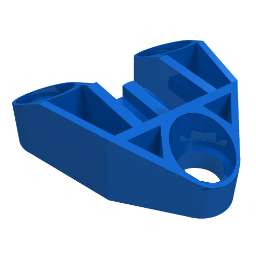 Part 32175 - Technic, Pin Connector 3 x 3 with Axle and 3 Pin Holes - De BrickPlaats