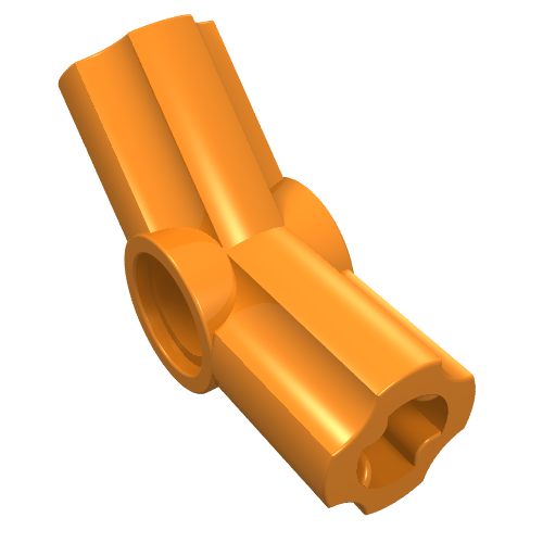 Part 32192 - Technic, Axle and Pin Connector Angled #4 - 135 degrees - De BrickPlaats