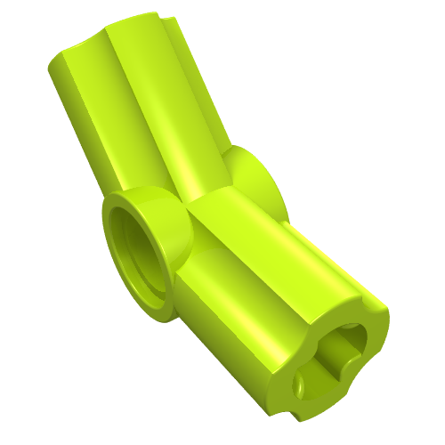 Part 32192 - Technic, Axle and Pin Connector Angled #4 - 135 degrees - De BrickPlaats