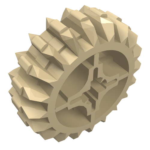 Part 32269 - Technic, Gear 20 Tooth Double Bevel - De BrickPlaats