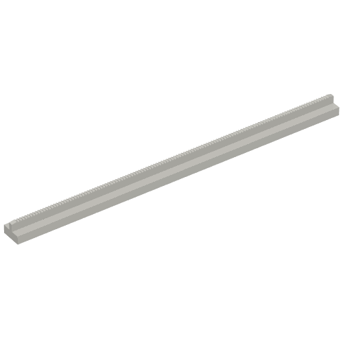 Part 3228c - Train, Track Plain Rail Straight (no slots, no notches on end) - De BrickPlaats