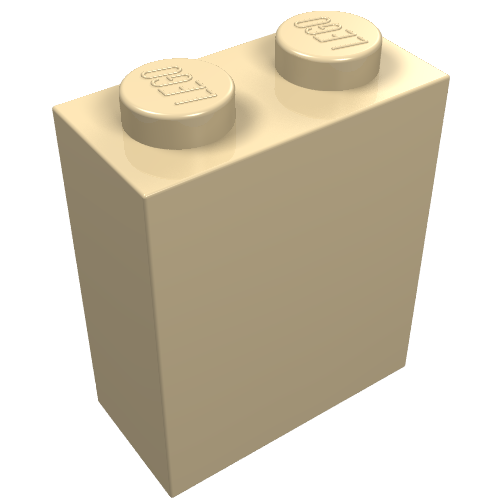 Part 3245b - Brick 1 x 2 x 2 with Inside Axle Holder - De BrickPlaats