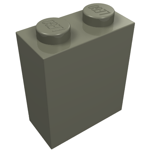 Part 3245b - Brick 1 x 2 x 2 with Inside Axle Holder - De BrickPlaats
