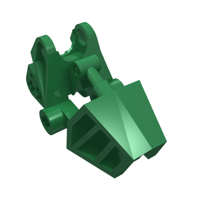 Part 32475 - Bionicle Foot with Ball Joint Socket 3 x 6 x 2 1/3, Rounded Tops - De BrickPlaats