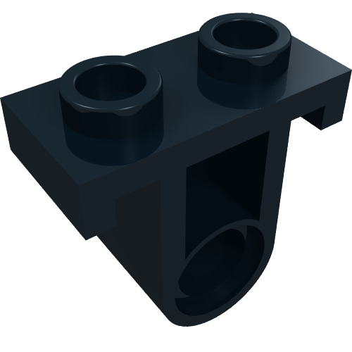 Part 32529 - Technic, Pin Connector Plate with One Hole (Single on Bottom) - De BrickPlaats
