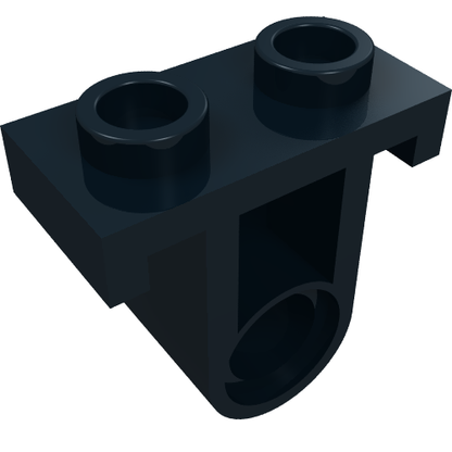 Part 32529 - Technic, Pin Connector Plate with One Hole (Single on Bottom) - De BrickPlaats