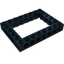 Part 32532 - Technic, Brick 6 x 8 Open Center - De BrickPlaats