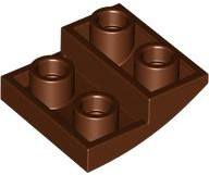 Part 32803 - Slope, Curved 2 x 2 x 2/3 Inverted - De BrickPlaats
