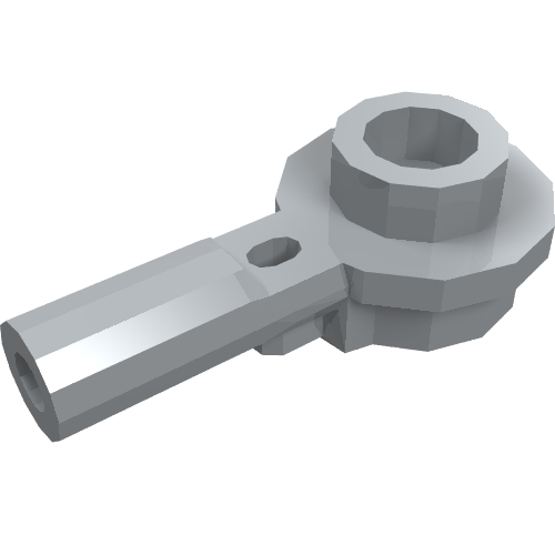 Part 32828 - Bar 1L with 1 x 1 Round Plate with Hollow Stud - De BrickPlaats