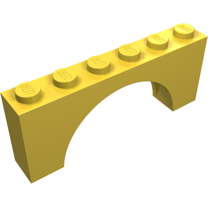 Part 3307 - Arch 1 x 6 x 2 - Thick Top with Reinforced Underside - De BrickPlaats