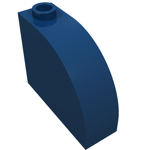 Part 33243 - Slope, Curved 3 x 1 x 2 with Hollow Stud - De BrickPlaats