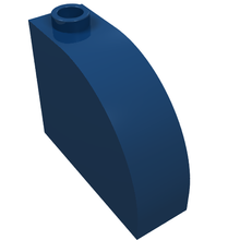 Part 33243 - Slope, Curved 3 x 1 x 2 with Hollow Stud - De BrickPlaats