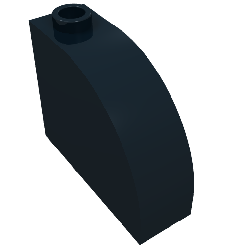 Part 33243 - Slope, Curved 3 x 1 x 2 with Hollow Stud - De BrickPlaats