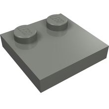 Part 33909 - Tile, Modified 2 x 2 with Studs on Edge - De BrickPlaats