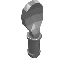 Part 34173 - Minifigure, Utensil Spoon - Handle with Round End - De BrickPlaats