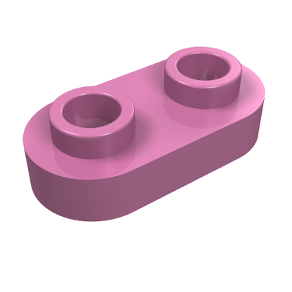 Part 35480 - Plate, Round 1 x 2 with Open Studs - De BrickPlaats